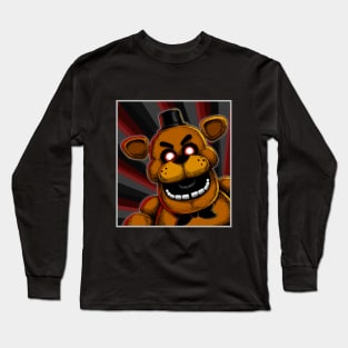 FNAF Freddy Jumpscare Long Sleeve T-Shirt